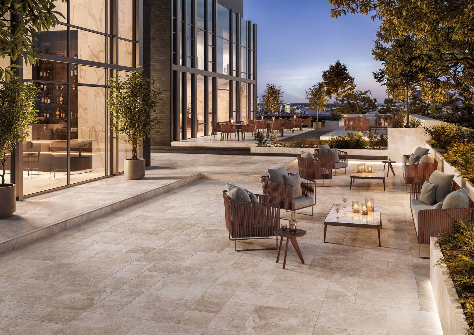Travertine vs Porcelain Pavers: here is how to choose